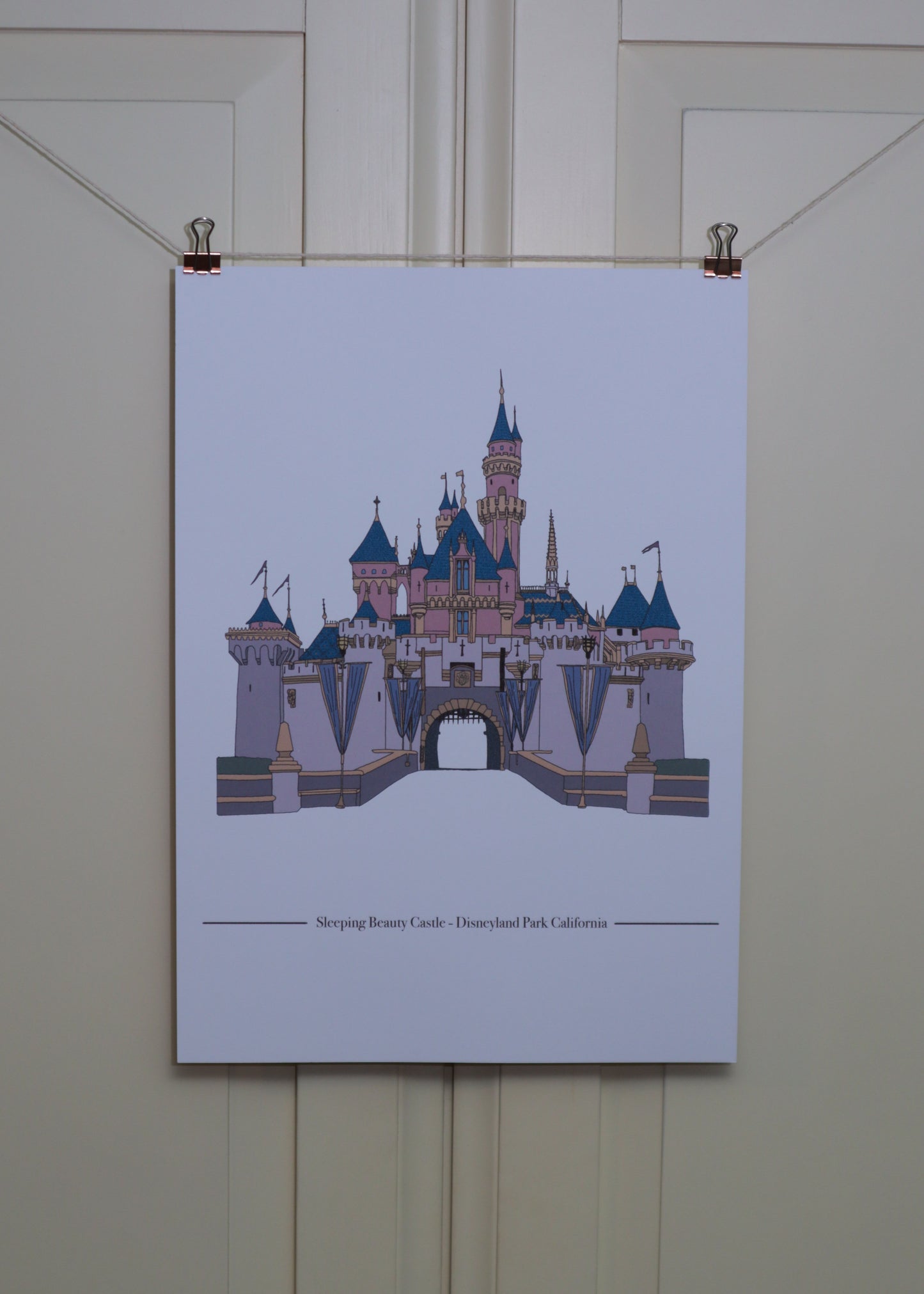DISNEYLAND PARK CASTLE (California) PRINT