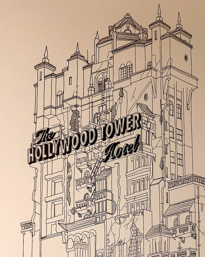 HOLLYWOOD TOWER PRINT